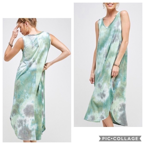 🌞 HP!!🎉Diva Plus - Summer Tie Dyed Dress - Picture 3 of 4